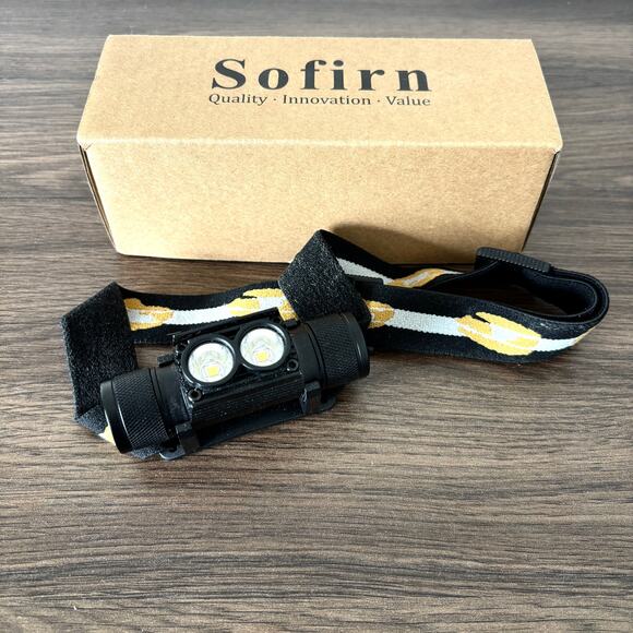 Sofirn H25LR Rechargeable Headlamp - 1000lm - Black - Picture 1 of 2